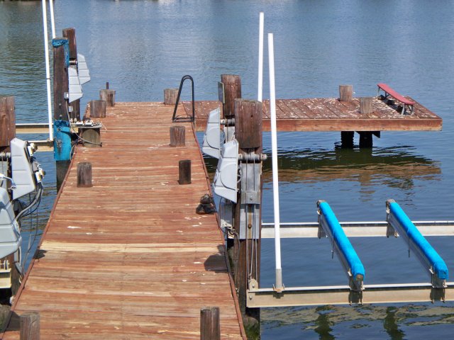 Pier in Balto. Co. Has seen better days