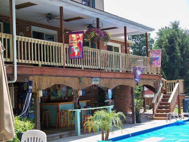 New treated railings. What a difference